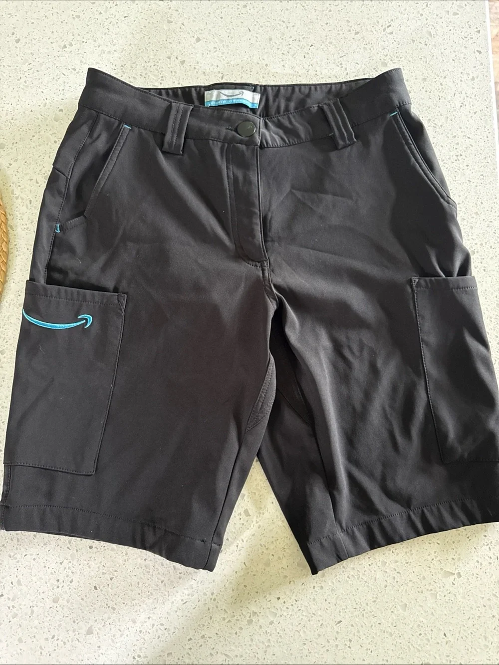 LULY YANG DSP Women's Performance Stretch Shorts Black Size Small 4-6